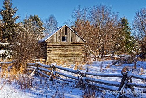 Old Log Barn_20868.jpg - Photographed near Smiths Falls, Ontario, Canada.